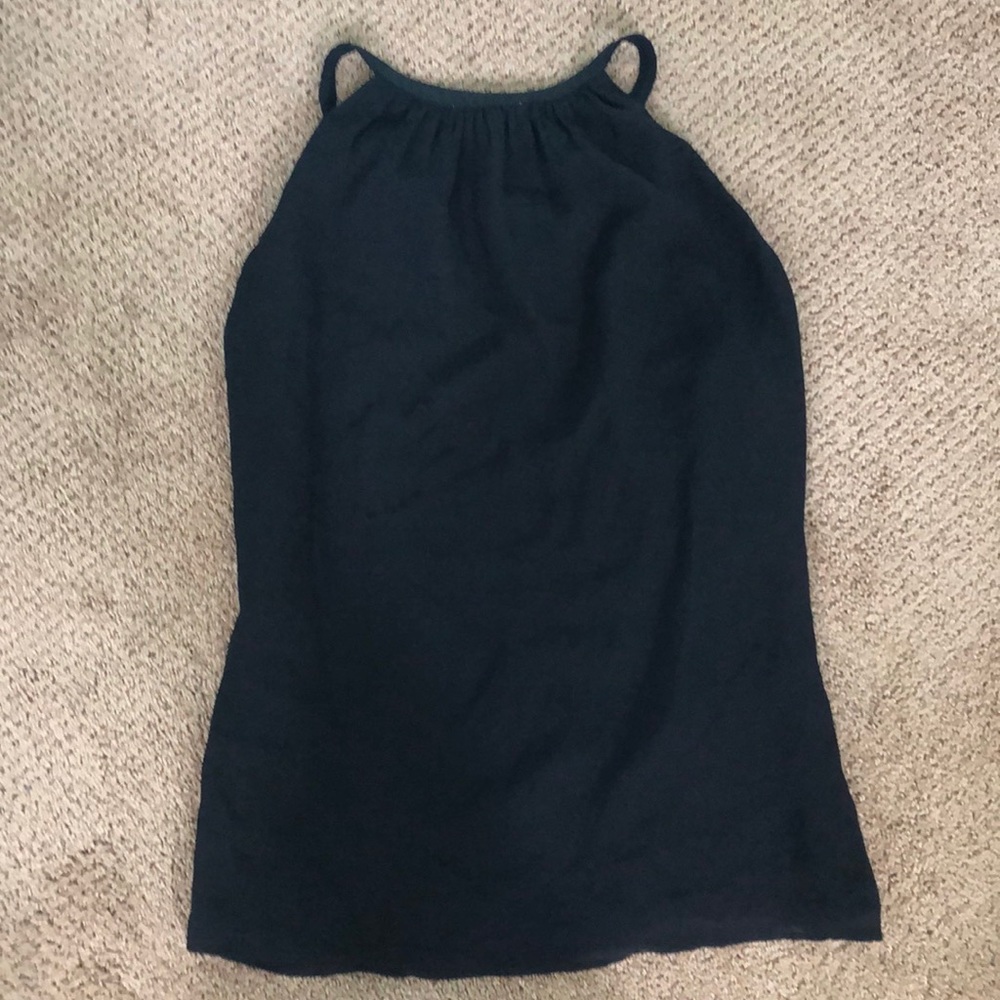 Calvin Klein Black Sleeveless Top with Gold Chain - Picture 4 of 4
